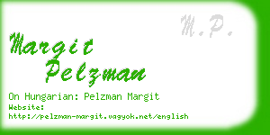 margit pelzman business card